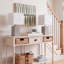Ensemble de lampes de table grises 21 po Adelanto