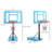 Poolside Basketball Hoop Stand-114611781