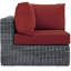 Canapé d'angle extérieur en rotin Sunbrella-40082620