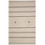 Tapis beige / crème / taupe en laine tissé à plat à la main-16765926