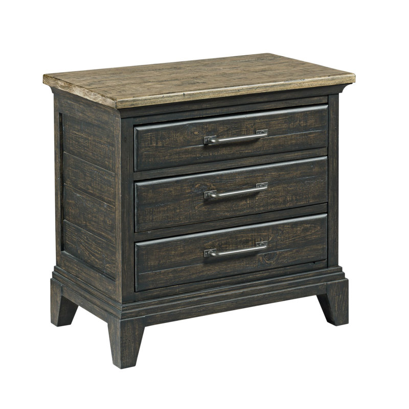 Katelinn 30'' W Solid Wood Nightstand
