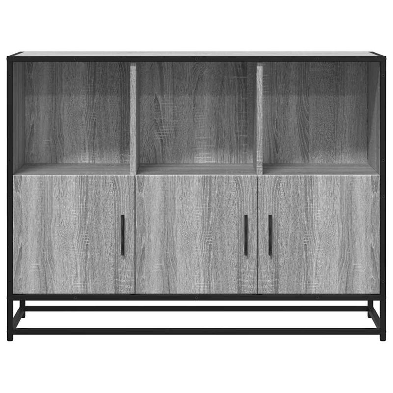 Sideboard 100X35x76 Cm Engineered Wood, Grey Sonoma