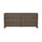 Linda 72" Modern Double Dresser with 6 Drawers in Walnut Brown-116194310