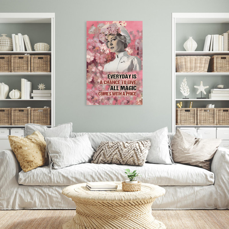 «Alexeis Nurse Everyday Is A change To donner», impression sur toile, H 20 po x l 16 po x P 1,25 po