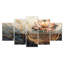 Fleurs de lotus Roots Of TheLake - Fleurs - Art mural moderne pour salon en diamant