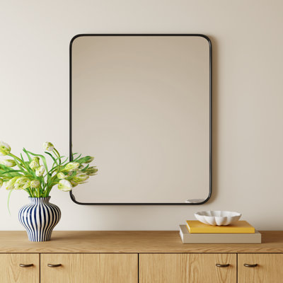 Sabine Metal Rounded Rectangle Wall Mirror