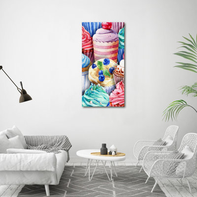 Colorful Muffins - Wrapped Canvas Print