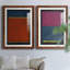 Contemplation I - ensemble de 2 peintures encadrées-1259637832-1259637833