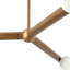 Reese 41-in Urban Bronze Dimmable LED Chandelier with Amber Glass-281923354