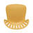 9Pc FSC Wood Outdoor Patio Dining Set - Yellow Chairs-122879140-122879137
