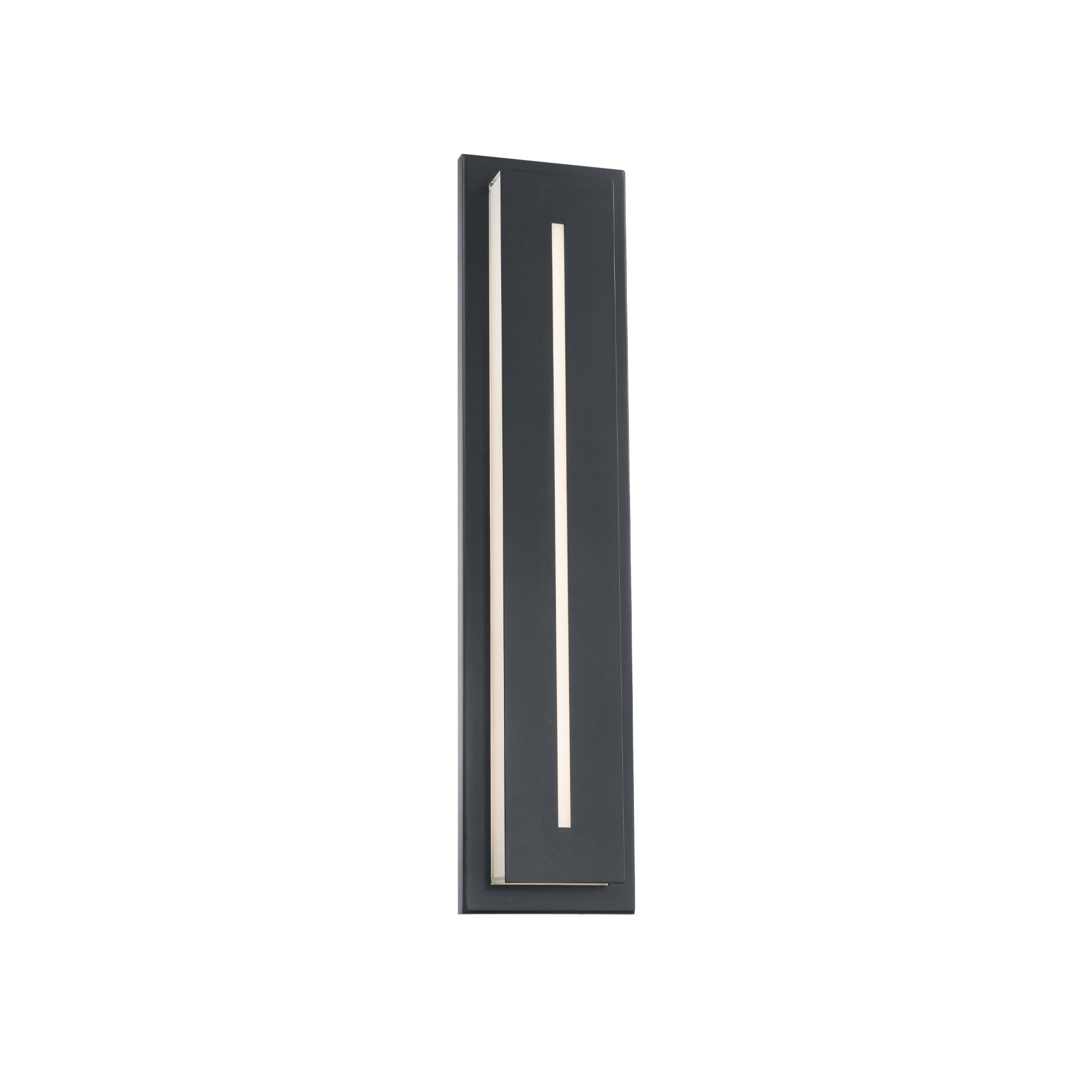 Midnight Outdoor Aluminum LED Wall Light, 3500K, 26" H