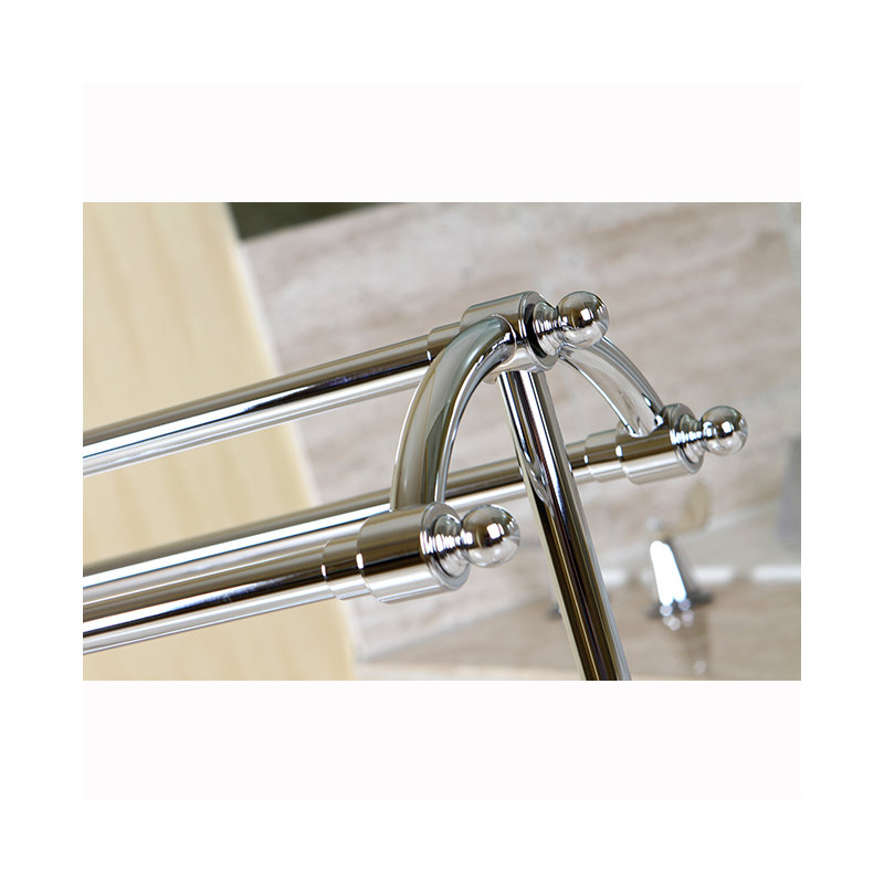 Kingston Brass Edenscape Freestanding Towel Rack, Polished Chrome