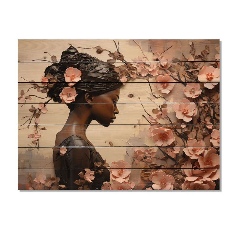 Derry - Panneaux de décoration murale en bois tendance, H 24 po x l 32 po