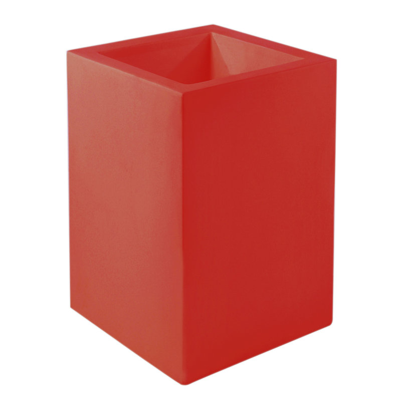 Nano Resin Pot Planter, 11" H x 5.5" W x 5.5" D, Steel