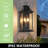 2-Light 22 In. Black Outdoor Wall Light Fixture, Waterproof  Wall Lantern Sconce Farmhouse Hardwired Wall Mounted Front Door Porch Light-208054023-208054017