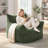 Set of 2 Oversized 46" Corduroy Foam Bean Bag Chair-746911279