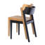 Chaise d'appoint empilable en bois massif-1284190172