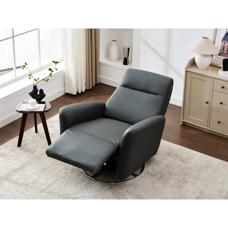 Fauteuil inclinable et pivotant pivotant, Gris foncé