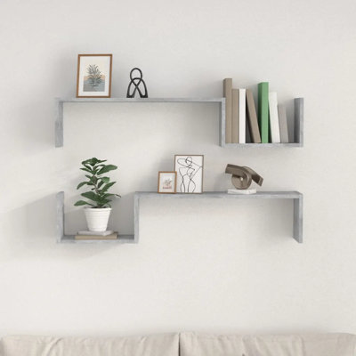 Gjystina 4 Piece Floating Shelf
