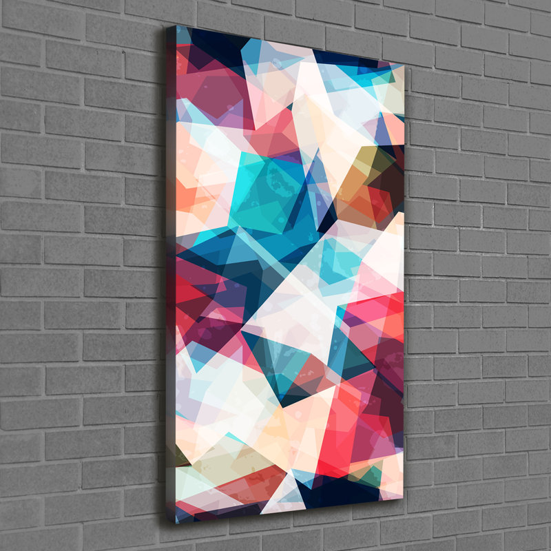 Mosaic Abstraction - Wrapped Canvas Print