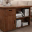 Bureaux rectangulaires en bois massif noyer-107466475-107466473