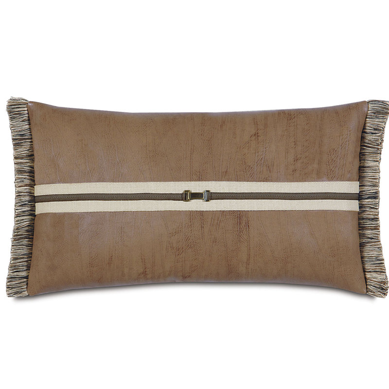 Aiden Lumbar Pillow Cover & Insert, Faux down