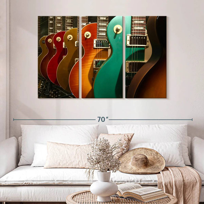 Guitare électrique Abarca, H 32 po x l 50 po