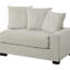 Ensemble de canapé modulaire contemporain 4 pièces beige en velours côtelé LAF & RAF