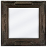 The Flemish Wave Flat Beveled Wall Mirror