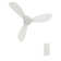 52" Smart Flush Mount Ceiling Fan with Remote Control and LED Light Kit Included