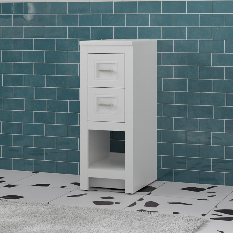 Stovall Small Floor Cabinet, White