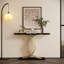 Console d'appoint, pieds d'entrée en métal entrelacés de luxe, mobilier d'entrée haut de gamme