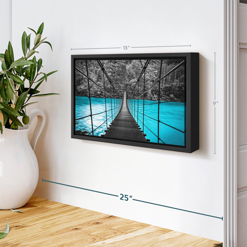 Impression sur toile Suspension Bridge, H 13 po x l 9 po
