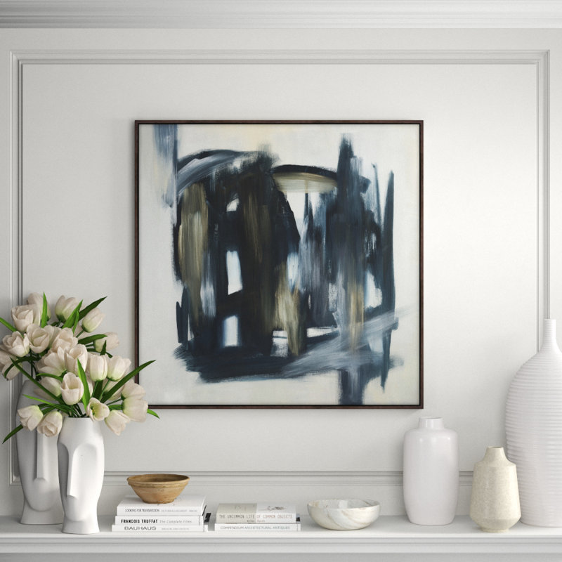 Breathe Painting by Ann Duffy, 41.5" H x 41.5" W, Image Gel Brush