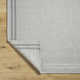 Lavande Wool Area Rug in Dark Gray/Ivory