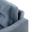 Canapé modulaire polyvalent en velours gris pour la chambre à coucher - 2 sièges, coussins épais et amovibles de 2 po pour les bureaux à domicile et les salons-121047536