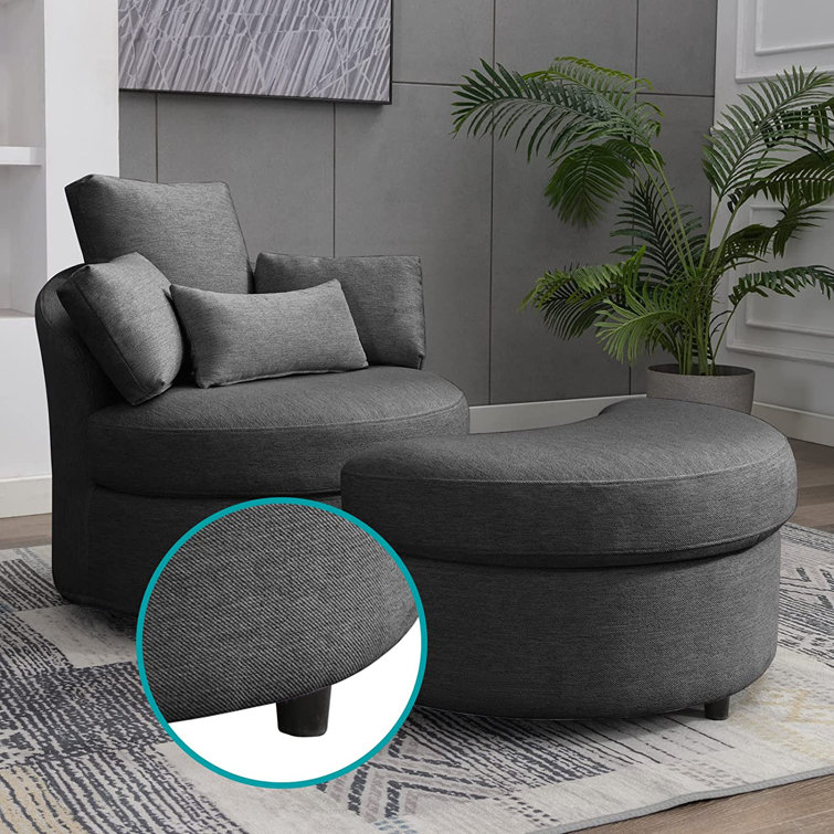 Oversized Round Cuddle Chair - Wayfair Canada