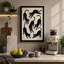 Six Cats Dancing Japandi 1 Piece Wrapped Canvas Wall Art-993908480-993908483