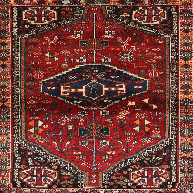 Oriental Indoor Rug, Square 3'