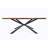 Epoxy River Dining Table – Solid Acacia Wood, 6 Ft, Cross Base