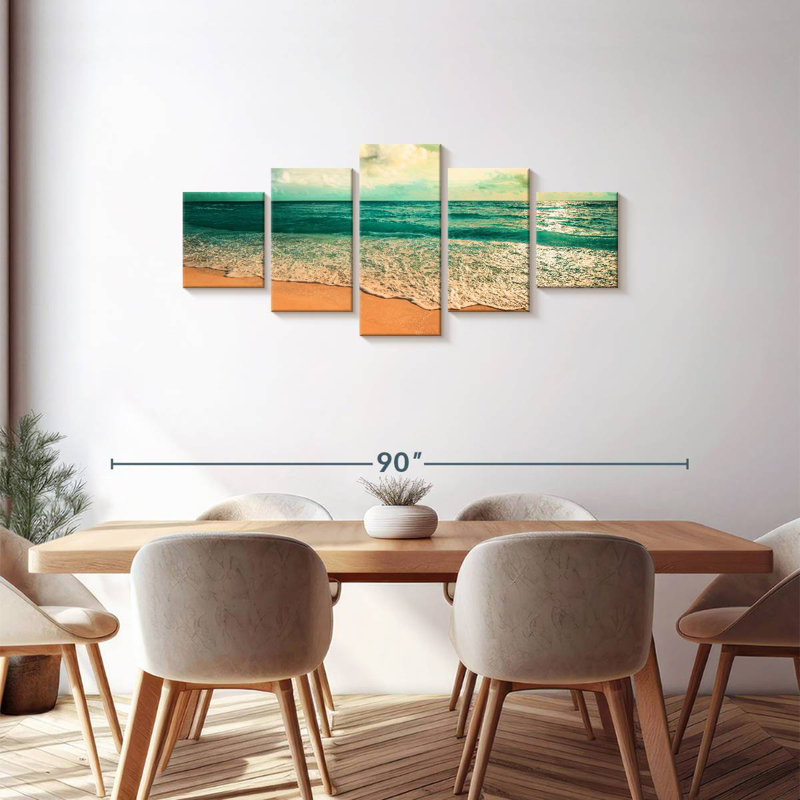 Azlin Getaway Seascape, H 30 po x l 68 po