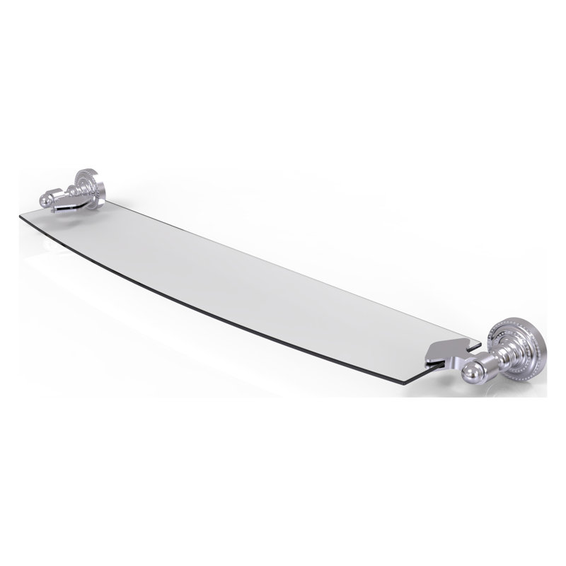 Tablette de support Marchmont, H 2,25 po x l 28 po x P 6,1 po, Chrome satiné