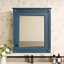 Armoire de rangement de salle de bain moderne 24 po x 27 po, fixation murale, miroir, tablettes réglables, économiseur d'espace, armoire de rangement pour articles de bain avec tablette et épargne, style salle de bain-823589750
