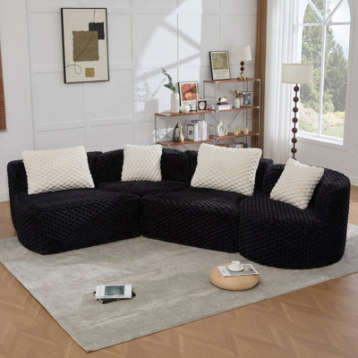 Canapé modulaire rembourré sans os