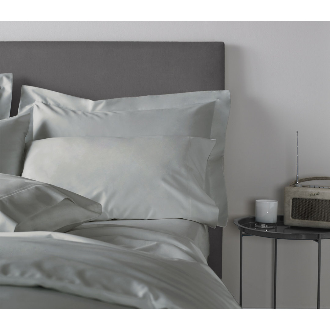 400 Thread Count 100% Cotton Sateen Oxford Pillowcase Pair