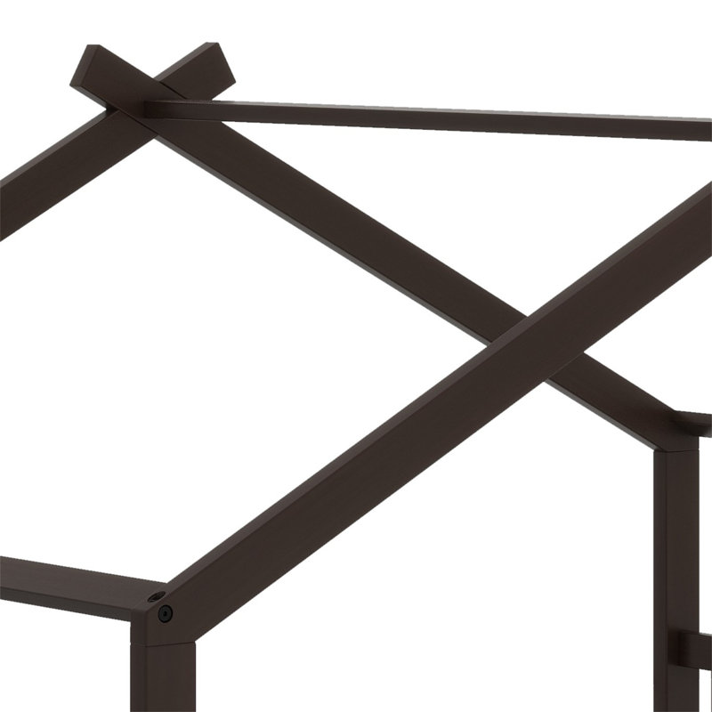 Lit en bois House House, Espresso