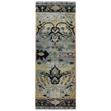 Silk Treasures One-of-a-Kind Runner 4'1" X 10'10" Area Rug