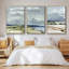 «Coastal Blues Watercolor II», 3 pièces-97757539-97757538
