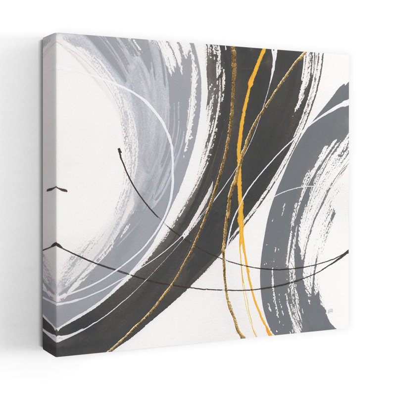 Art contemporain abstrait, H 18 po x l 18 po