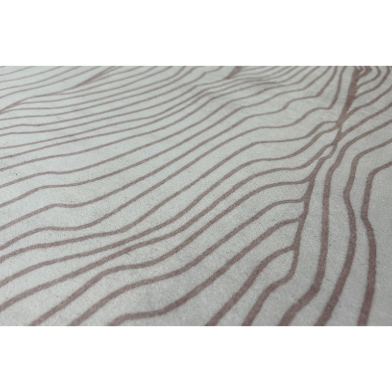 Tapis en polyester tissé à la machine en verre volcanique, Carré 3 pi